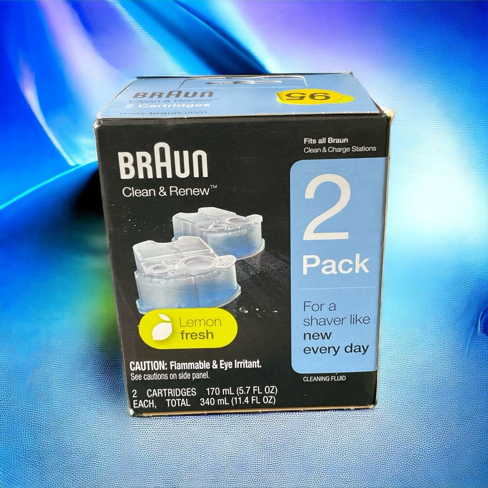 Braun Pulsonic Clean & Renew Refills NWT